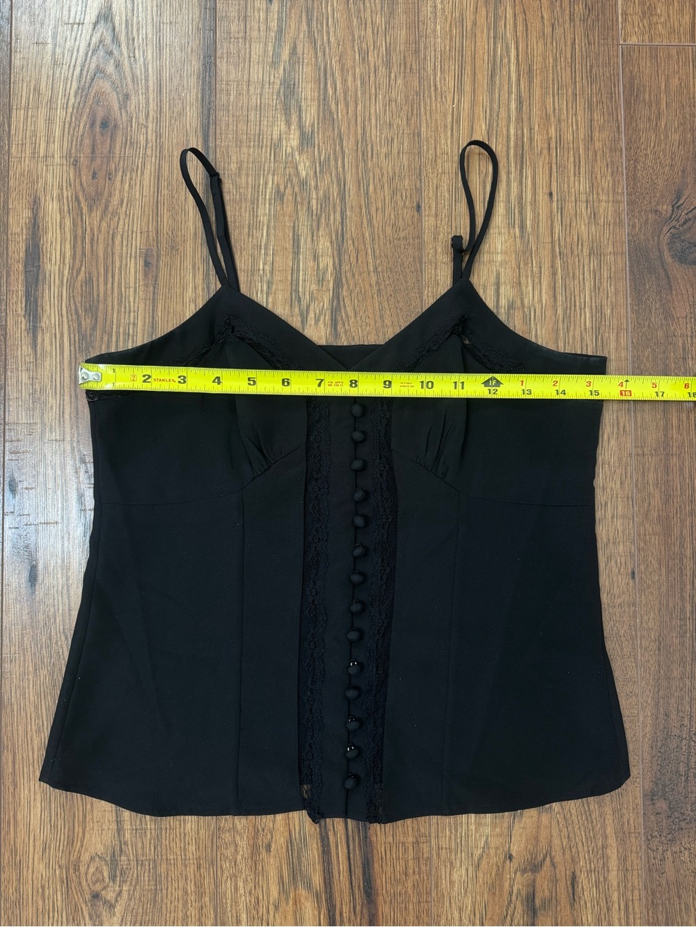 The Kooples lace trim black tank - Picture 4 of 8